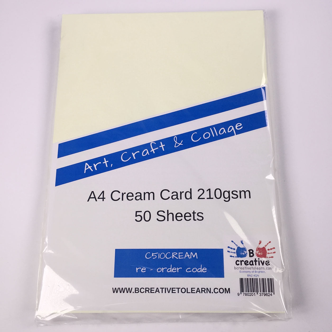 50 sheets cream card