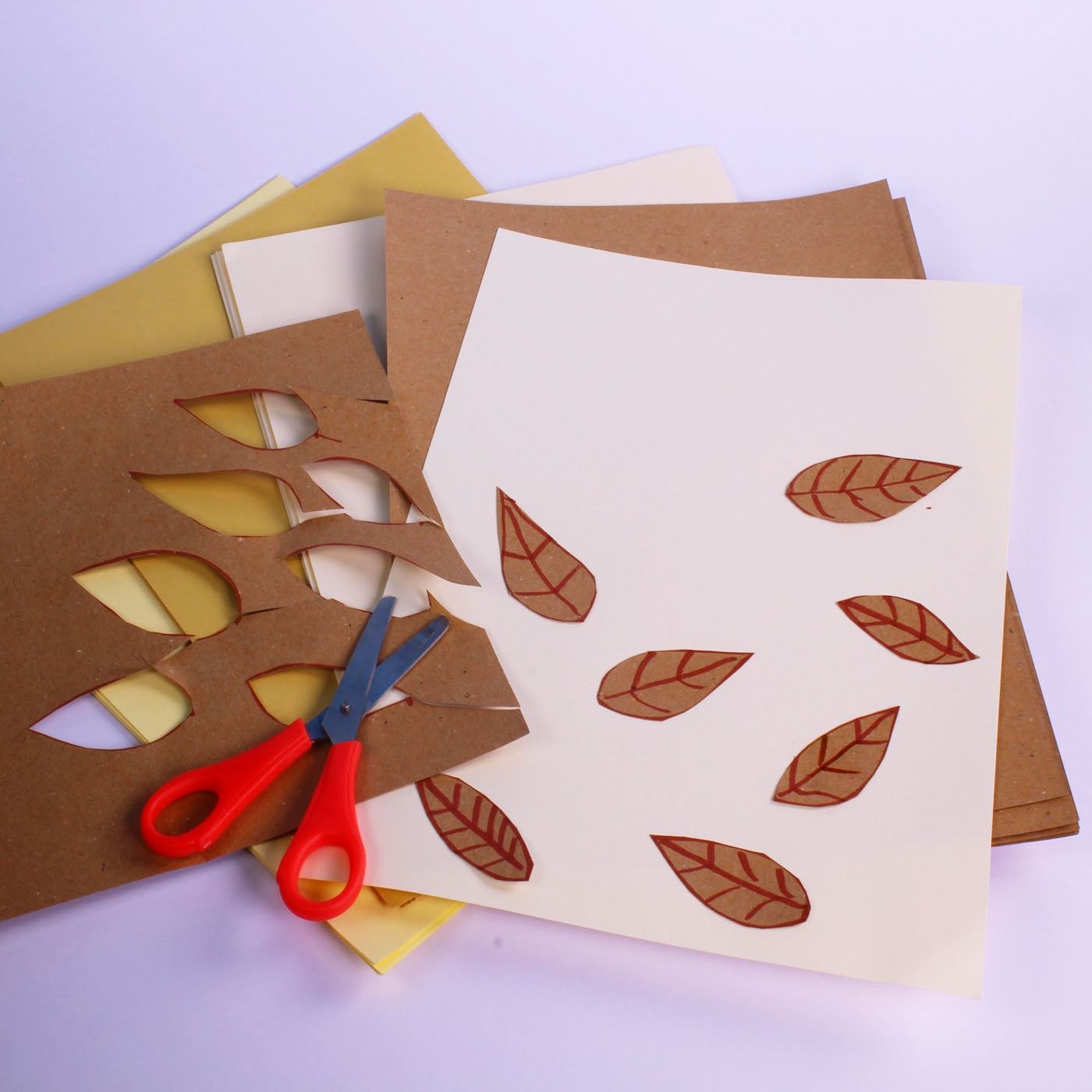natural coloured paper