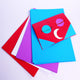 vibrant card