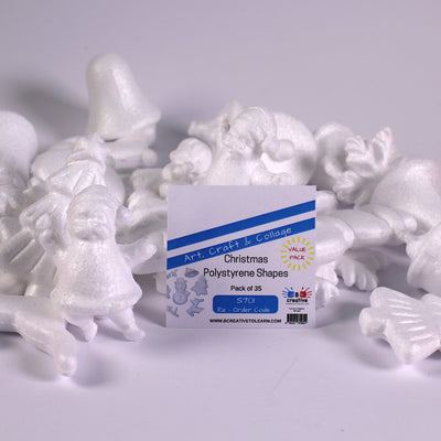 christmas polystyrene shapes
