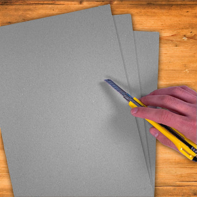 A4 Greyboard 1000 Sheets 1000 Micron Recycled Card Strong Modelling & Backing Card