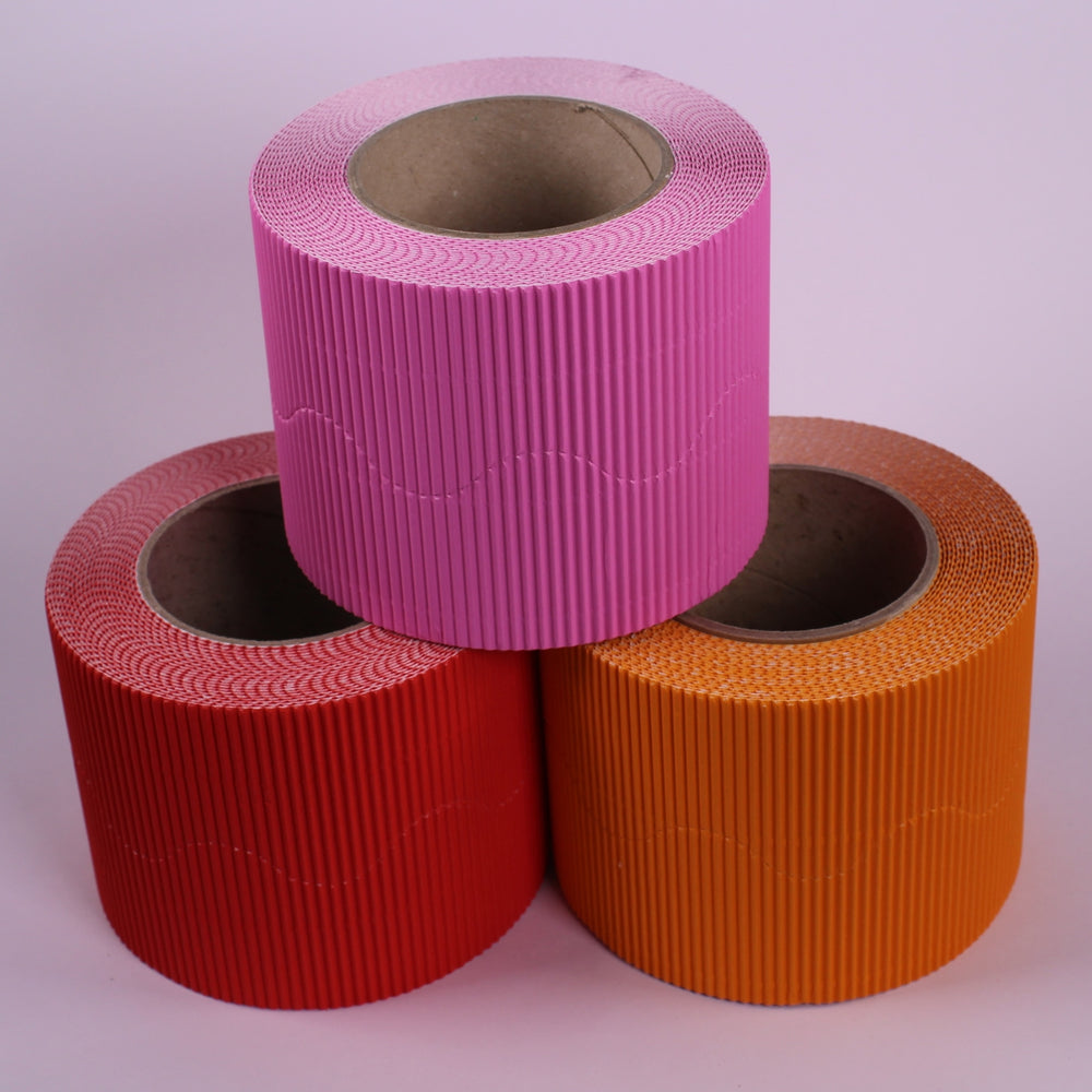 Festival Corrugated Border Roll Pack of 3