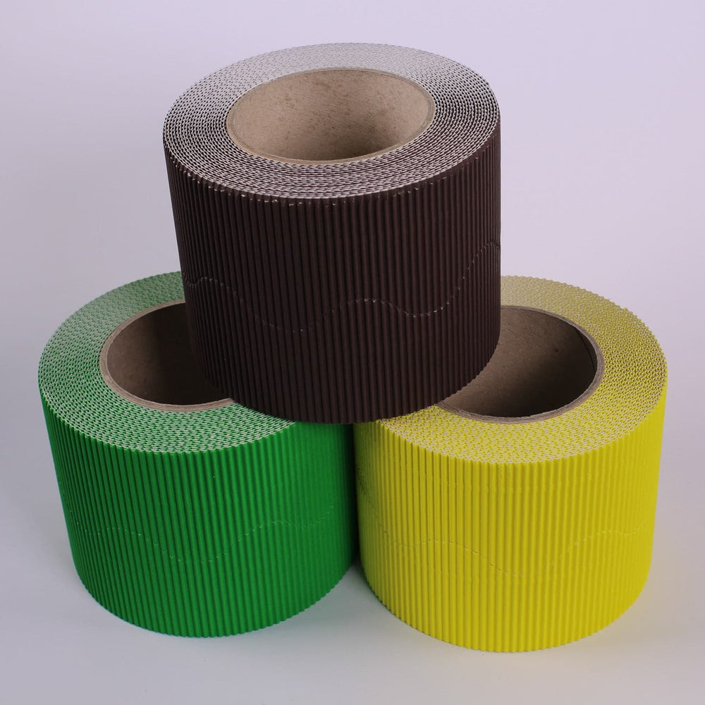 Spring Time Corrugated Border Roll pack of 3