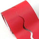 Smooth Bordettes Scallop Edge 15m Strip Flame Red
