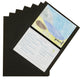 Black SRA4 Mounting Pack 100 Sheets