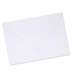 C6 Envelopes White Pack of 100 Diamond Flap