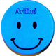 Blue Smiley Whiteboard Eraser