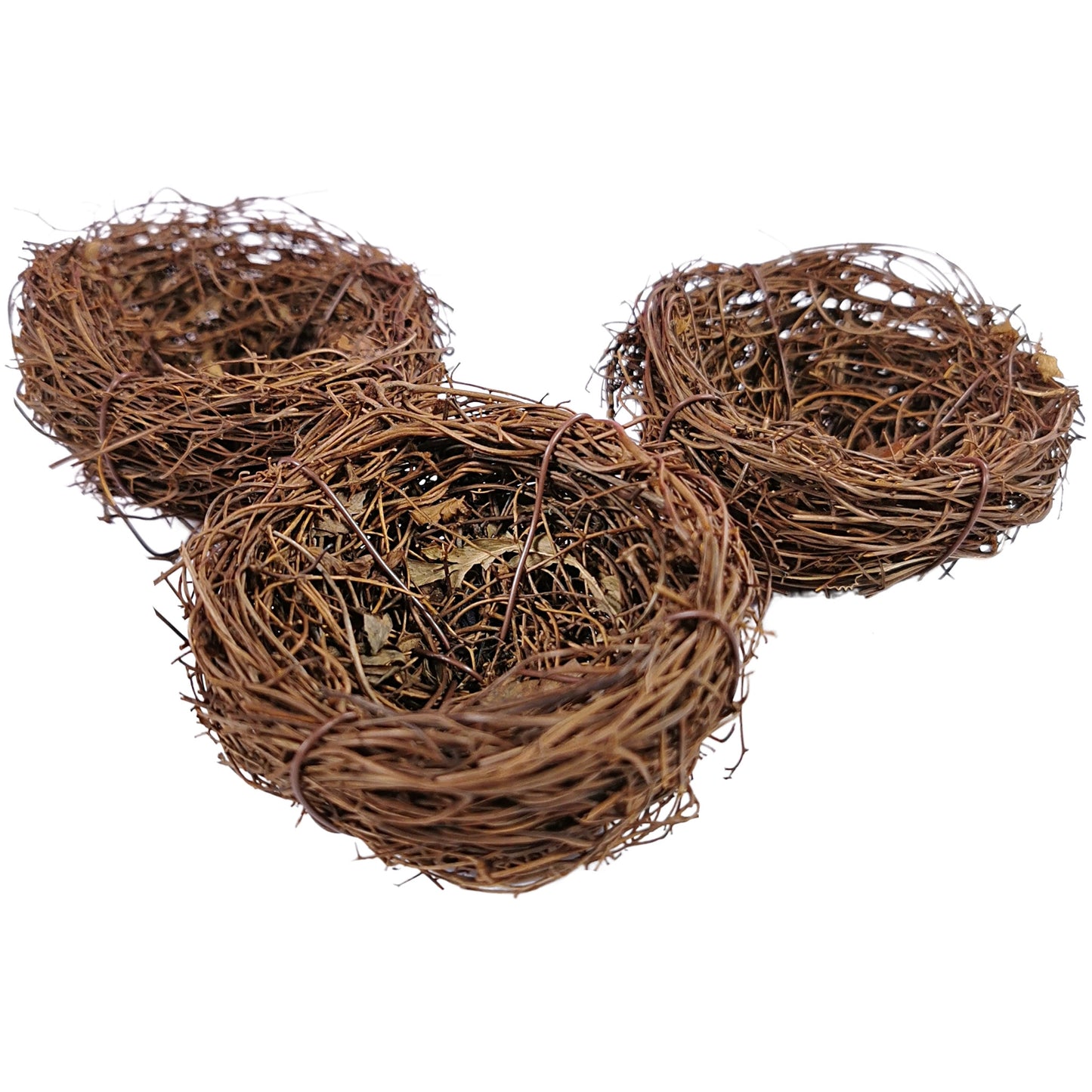 Artificial Birds Nest Diameter Mini Nests Easter Crafts Pack of 3