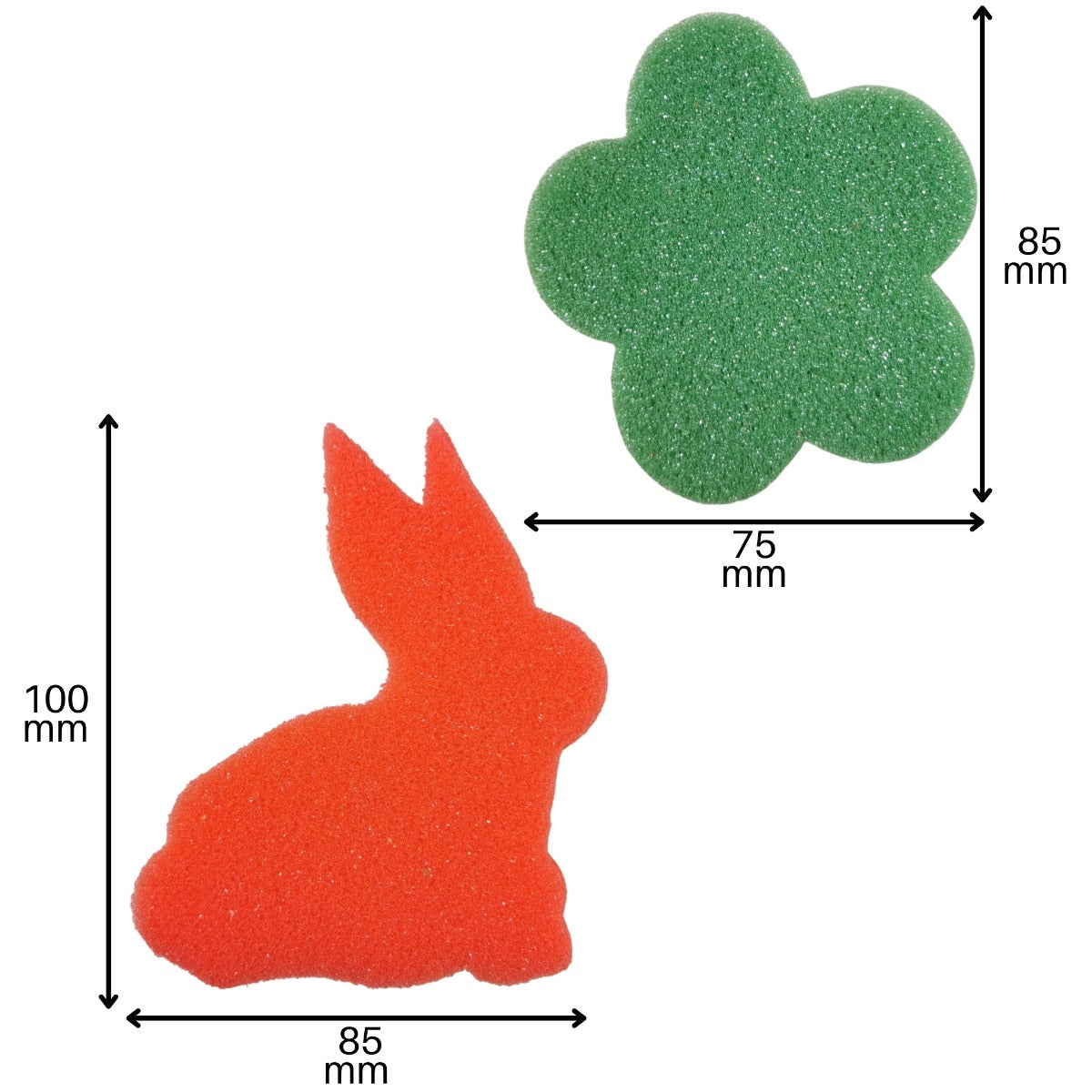 Easter/Spring Paint Sponges Set of 5 Shapes Stampers