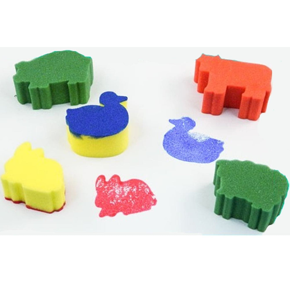 Sponge Painting Farmyard Animal Set