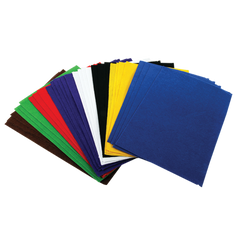 Felt Sheets 30 Sheets Assorted Colours*