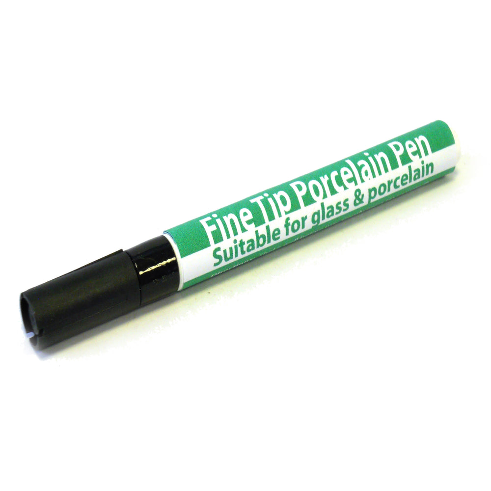 Fine Tip Glass and Porcelain Pen Black