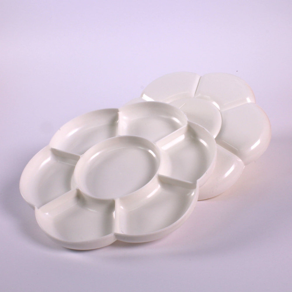 White Colour Mixing Flower Palettes