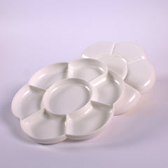 White Colour Mixing Flower Palettes