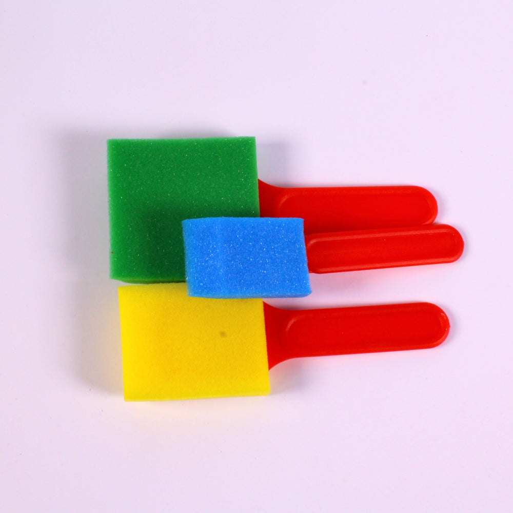 Foam Paint Brushes Mix Sizes