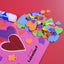 Assorted Colour Foam Heart & Flower Shapes Pack of 250
