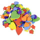 Foam hearts and flowers