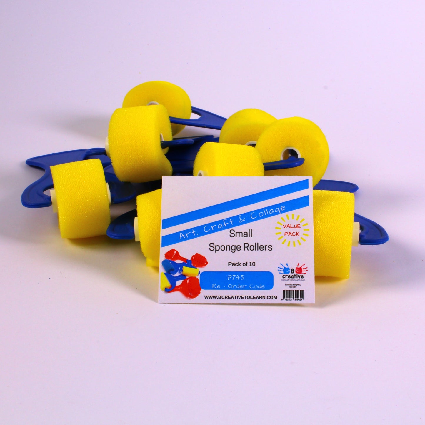 Small Smooth Sponge Paint Rollers