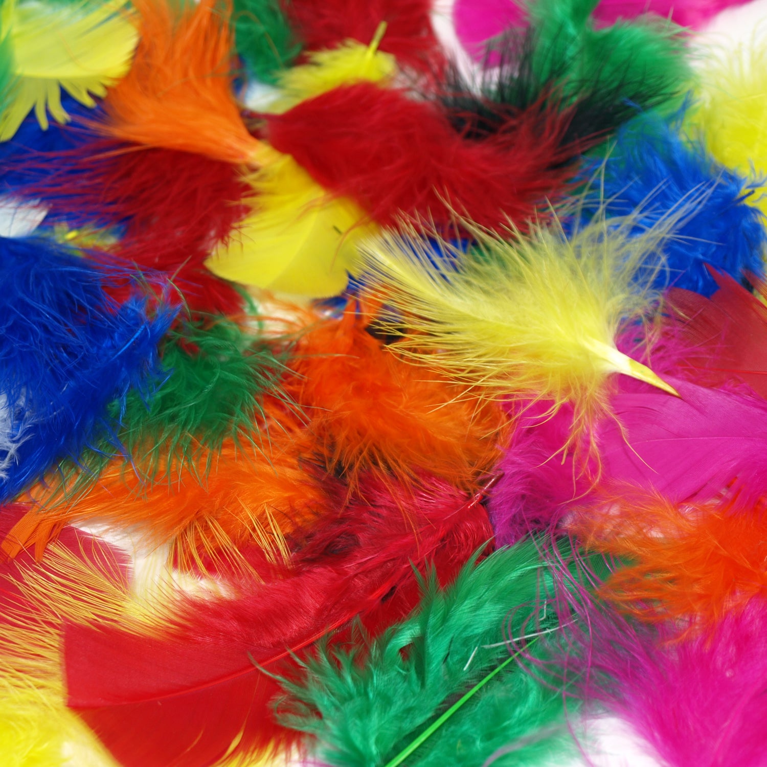 fluffy craft feathers
