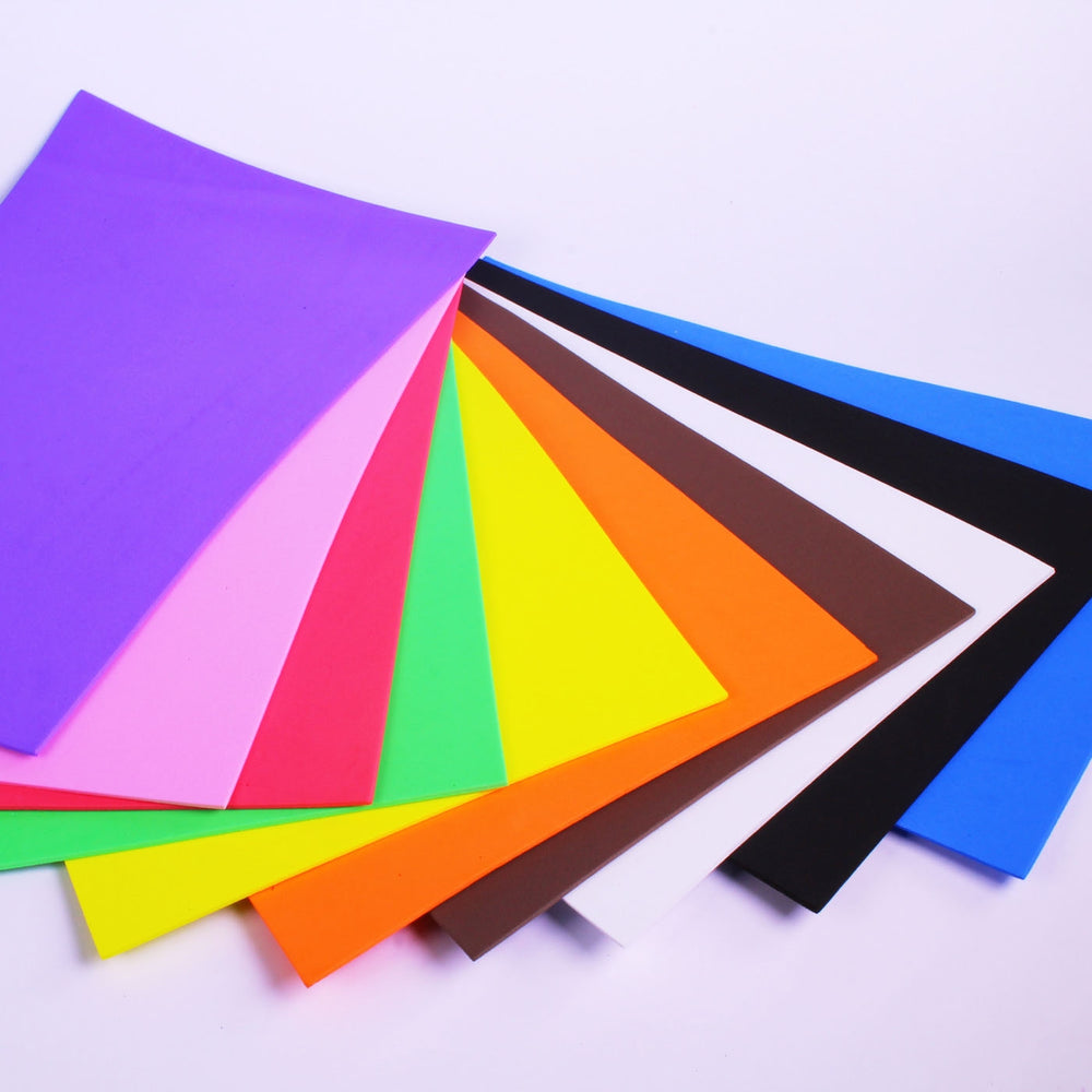 Funky Foam Assorted Pack of 10 A4 Sheets