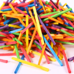 Coloured Headless Wooden Matchsticks Pack of 1000