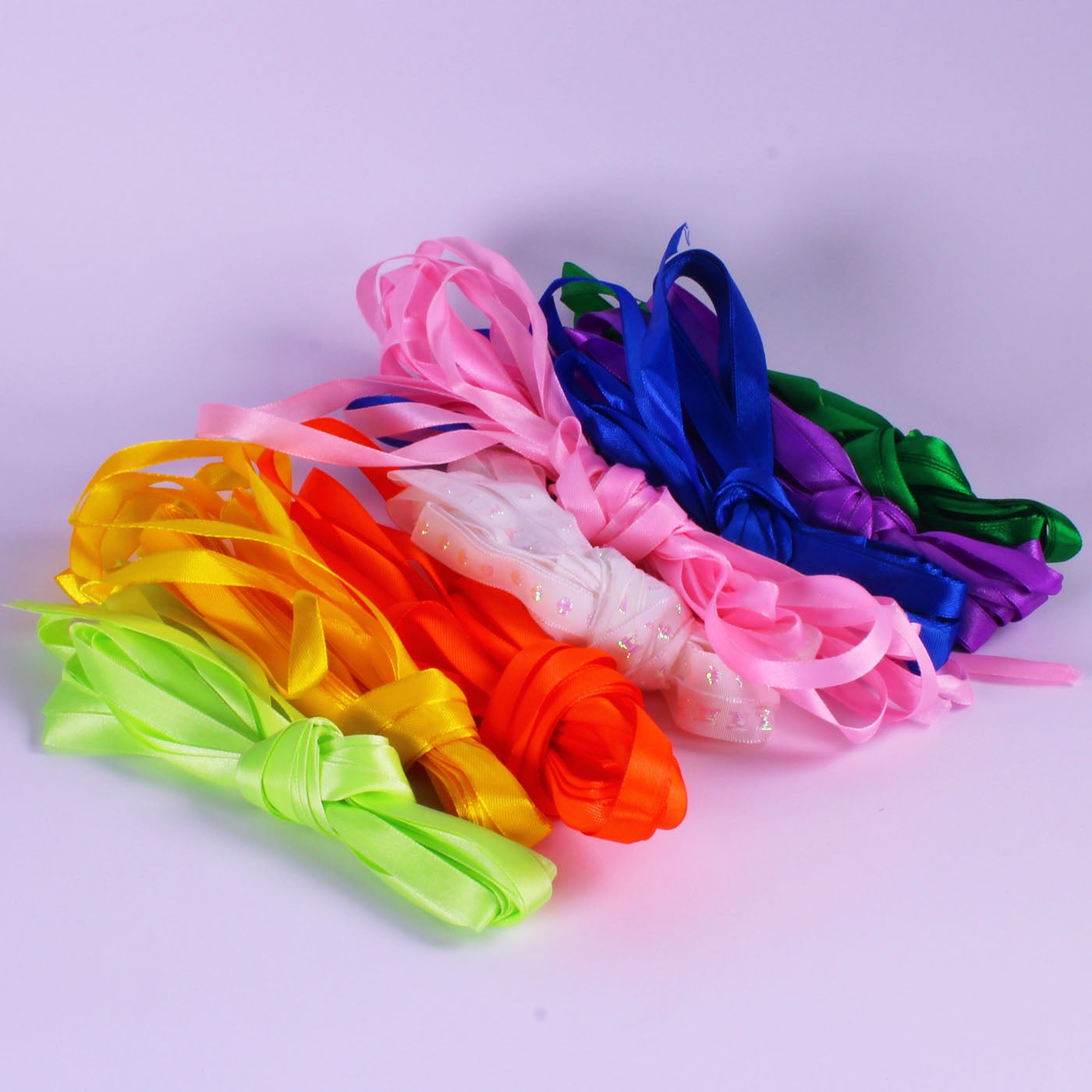 pack of bright ribbons