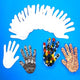 Child Size Paper Hand Pad Cut Out Shapes