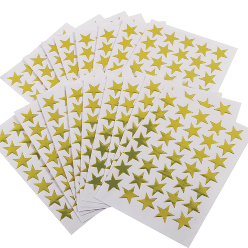 Bulk Gold Merit Stars 20mm 700 Stickers