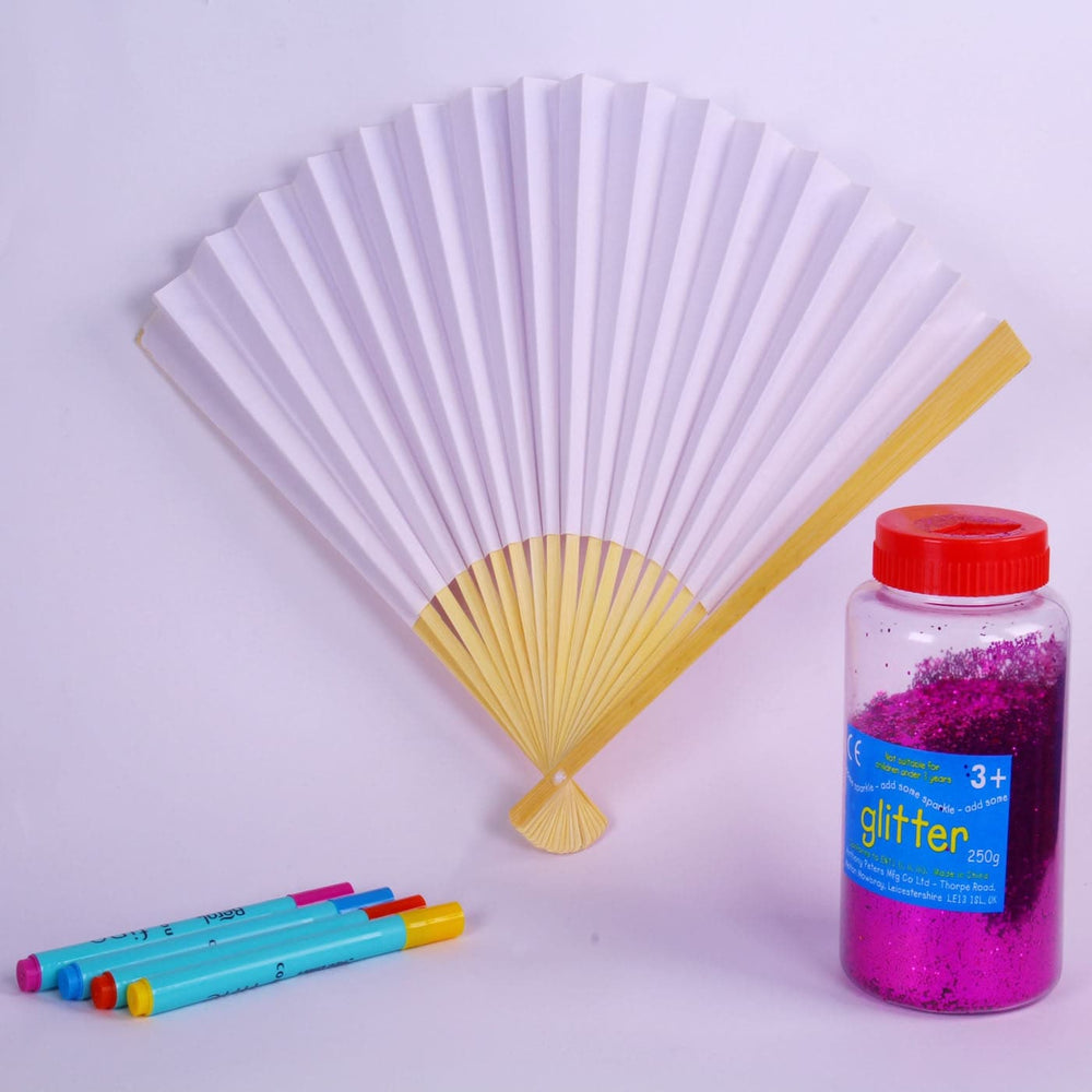 Ready to Decorate Paper Fans