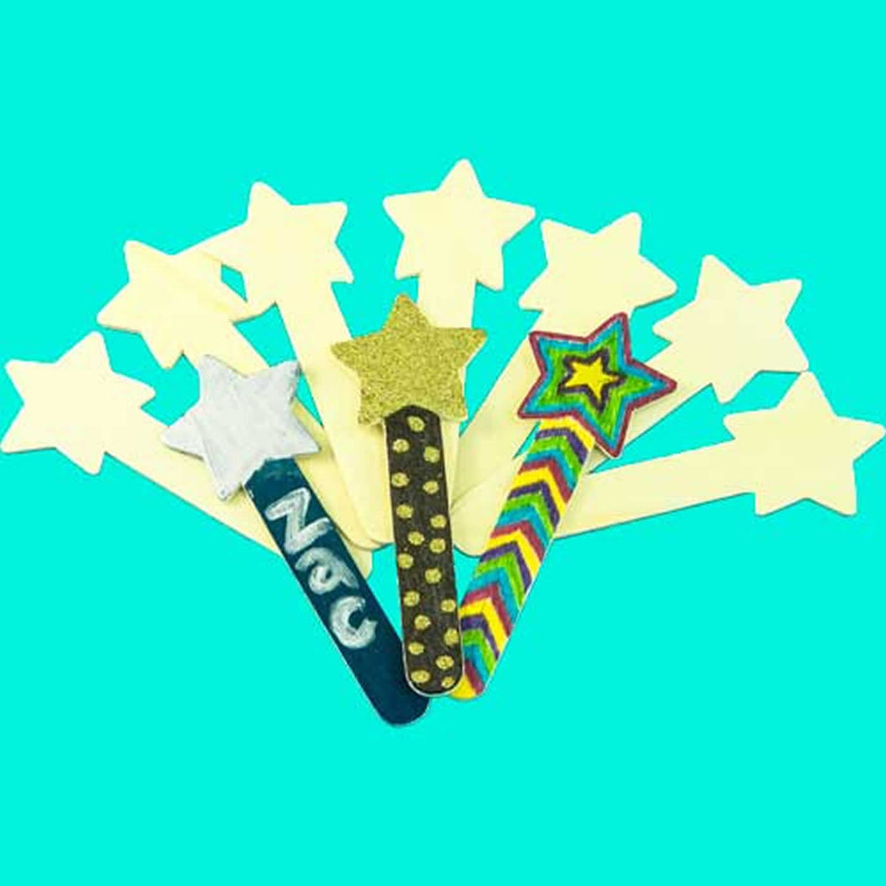 Wood Craft Star Sticks