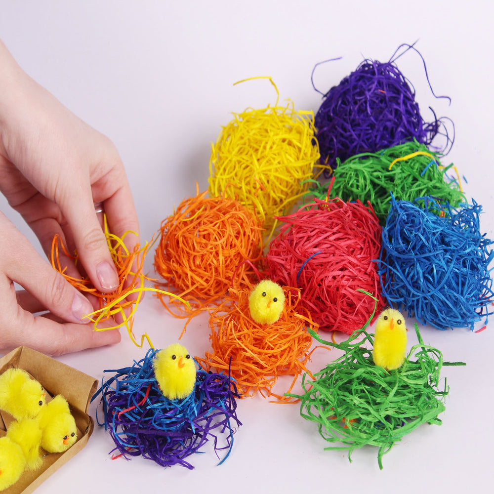 Wood Strands Pack of 6 Coloured Balls