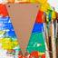 Make Your Own Bunting 25 Recycled Kraft Card Bunting Flags With Jute String