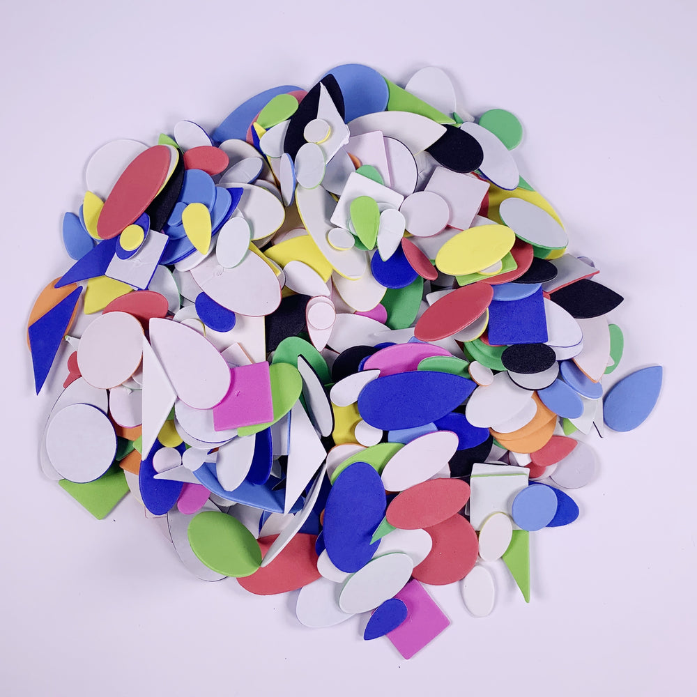 Peel and Stick Geometric Foam Shapes