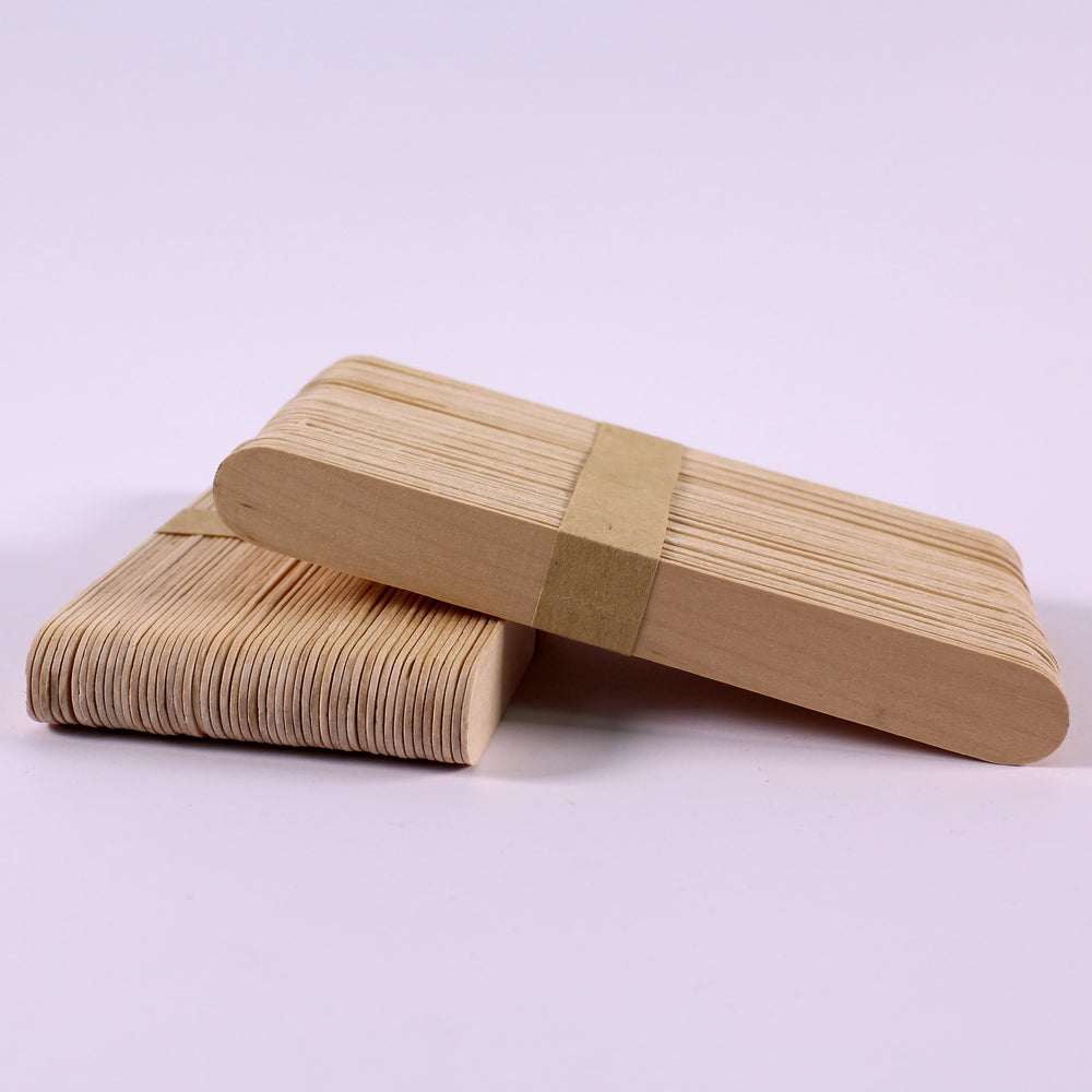 Giant Plain Wooden Lolly Sticks 15cm x 2cm
