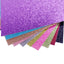 A6 Glitter Card 10 Sheets Assorted Colours
