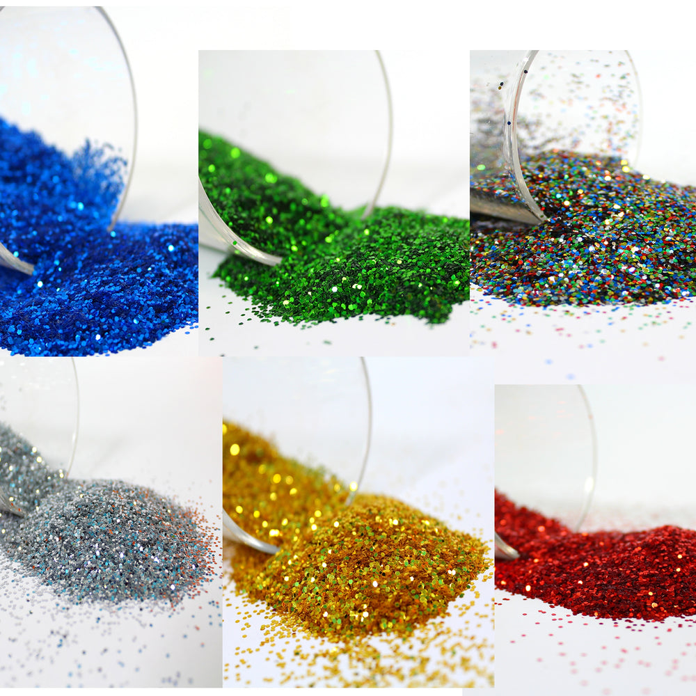 Glitter Shaker 400g Giant Double Sided Flakes Choose Colours