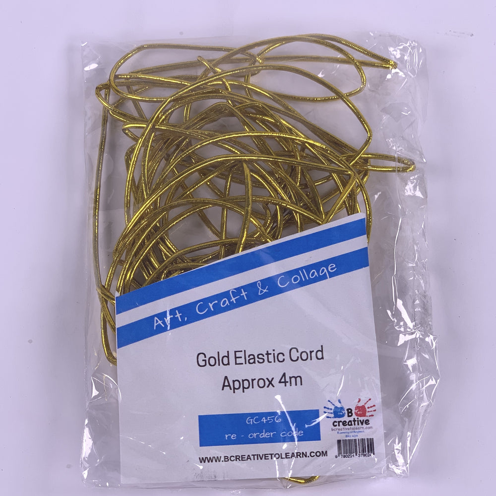 Gold Elastic Cord Approx 4m