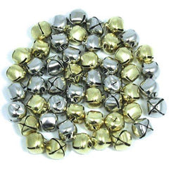 Metallic Gold & Silver Bells