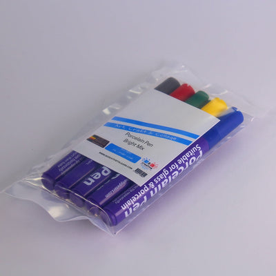 Porcelain Pen Set Bright Mix