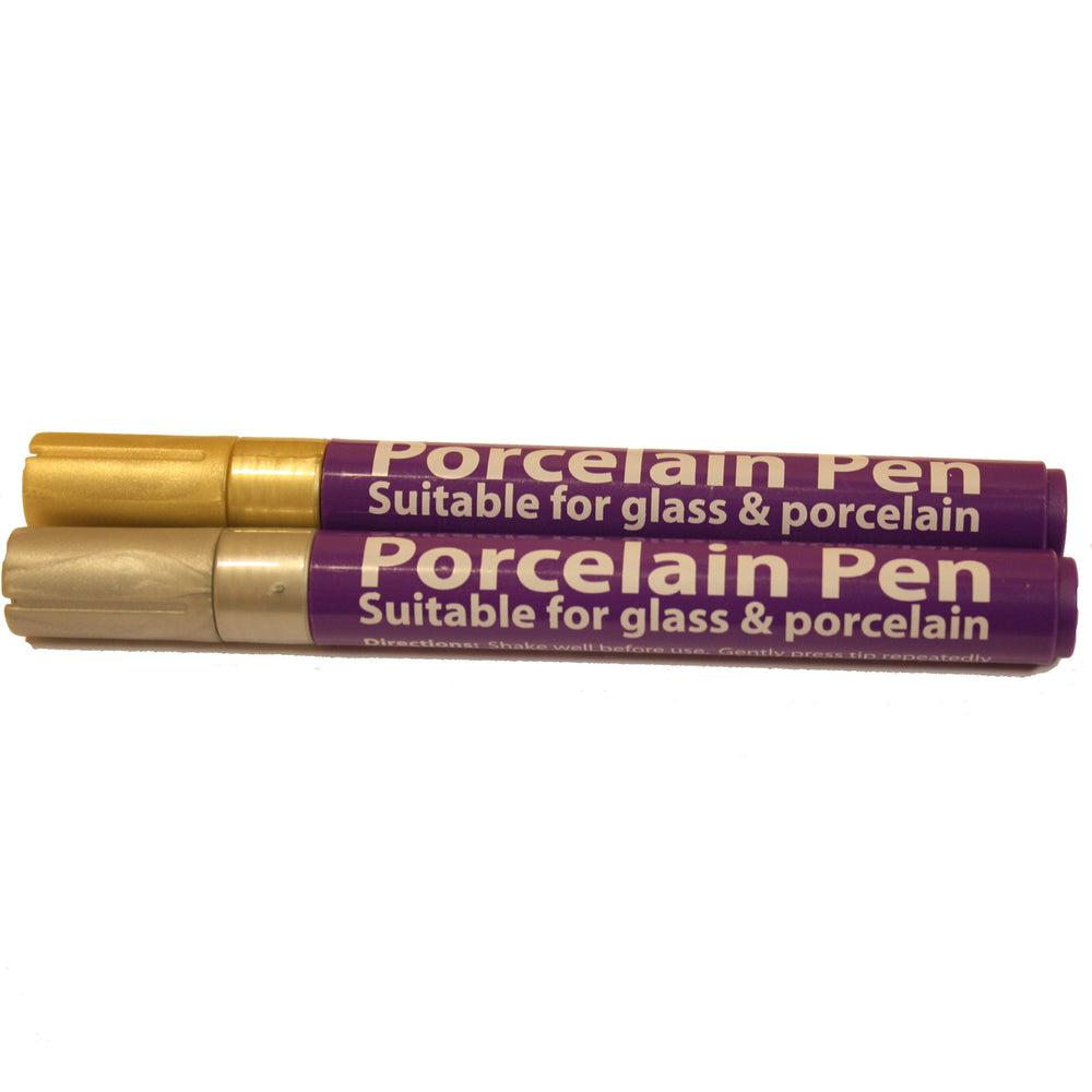 Porcelain Pen Set Metallic Mix