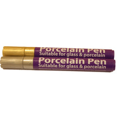 Porcelain Pen Set Metallic Mix