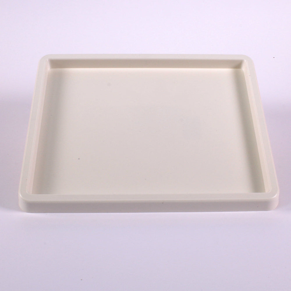Single White Plastic Inking Tray