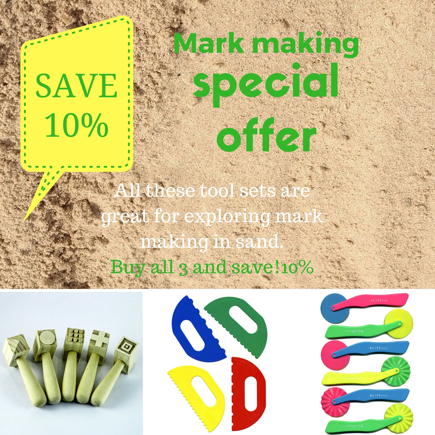 Mark Marking in Sand Special Offer Bundle