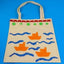 Large Plain Cotton Fabric Shopper Bags Ready to Decorate