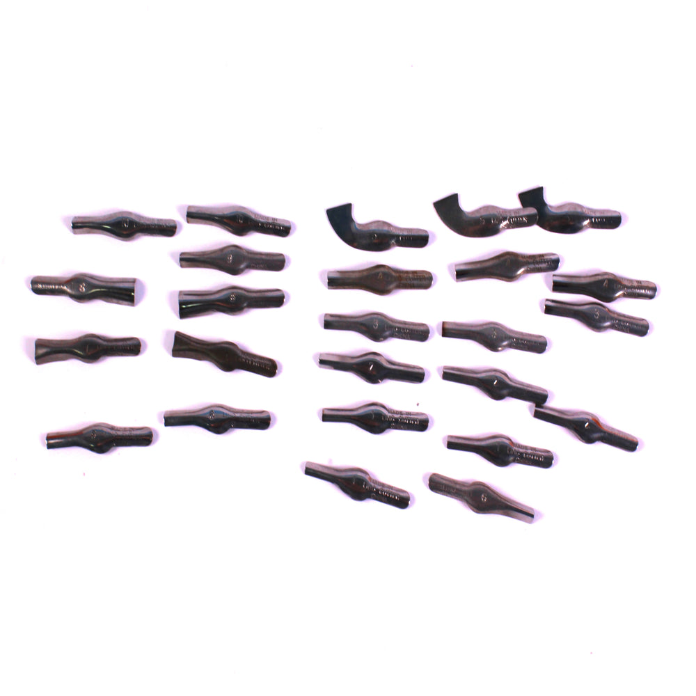 Assorted Shape Lino Cutting Blades Pack of 25