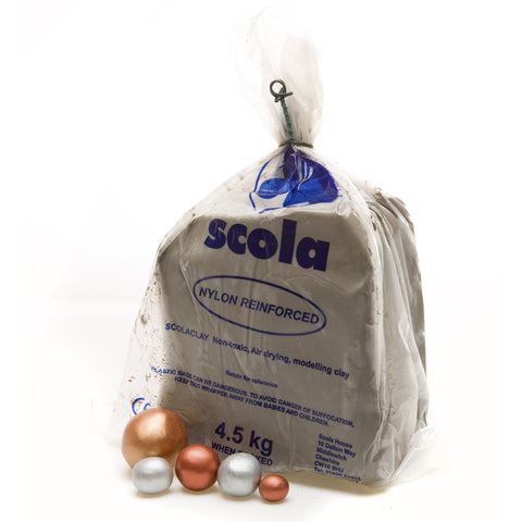 12.5kg Scola Airdrying Air Dry Clay - Bulk Pack in Terracotta