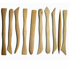 Wooden Double Ended Clay Tools Pack of 10