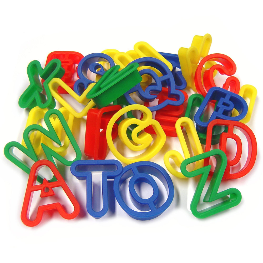 Plastic Upper Case Dough Cutters Pack of 26