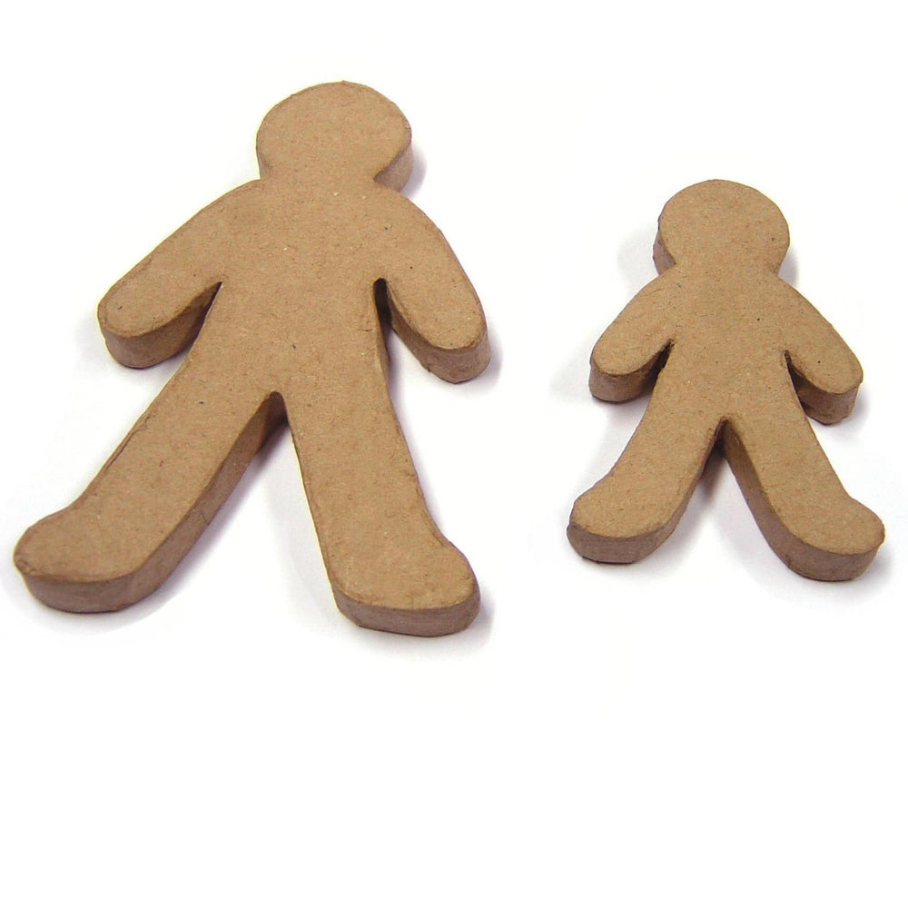 Sturdy Papier Mache Gingerbread Men Pack of 10