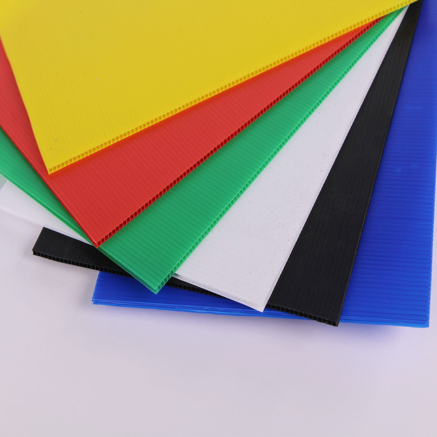 fluted plastic card